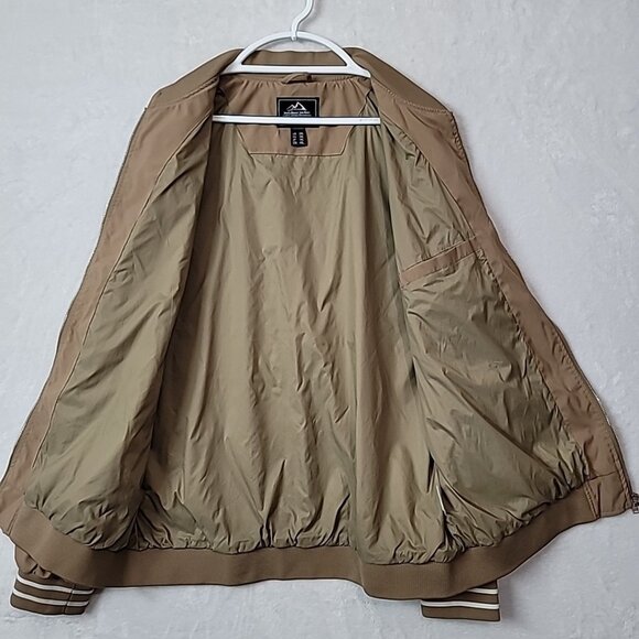 Outdoor Jacket Always Striving For Excellence Tan Men's Size XXL Bomber Jacket - Picture 6 of 14